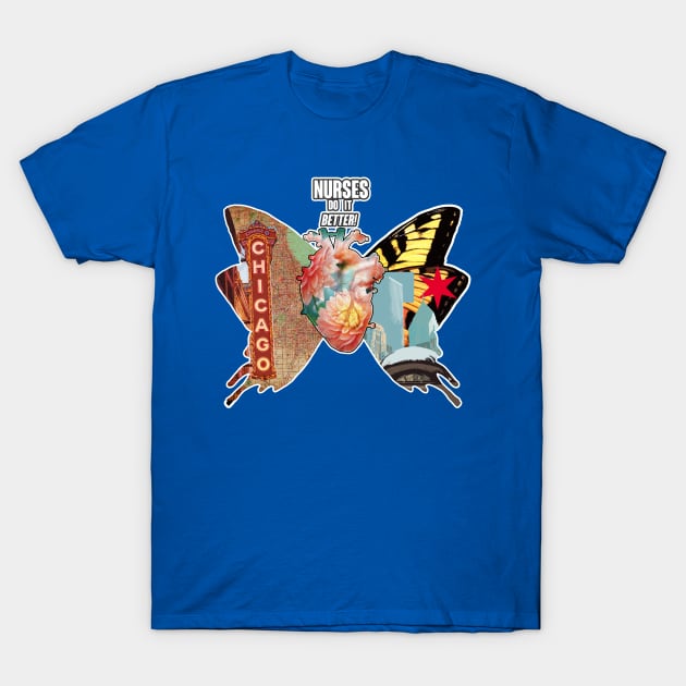 chicago nurse T-Shirt by The Losers Club